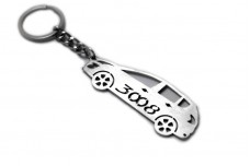 Keychain Peugeot 3008 I 2009-2016 - (type STEEL)